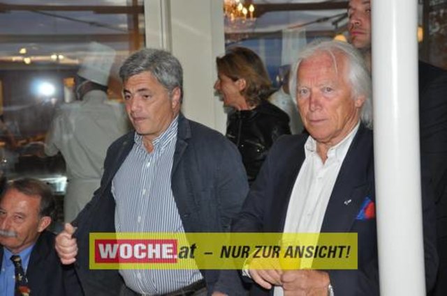 Landeshauptmann Gerhard Dörfler lud die Teilnehmer der Journalisten-Tennis-Europameisterschaft zum Gala-Dinner ins "Werzer's" nach Pörtschach.