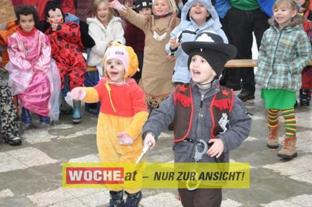 Die WOCHE besuchte den Kinderfasching am Flatschacher See bei Feldkirchen.