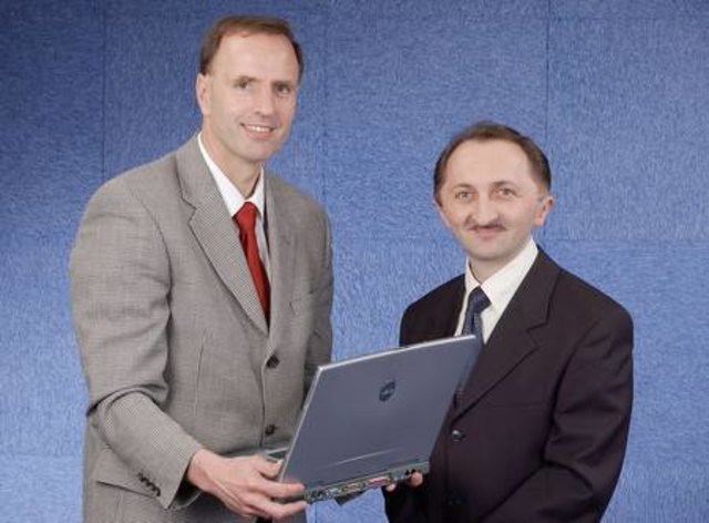 Heinz Raunikar und Günther Schabus wollen mit ihrer Software den deutschen Markt erobern