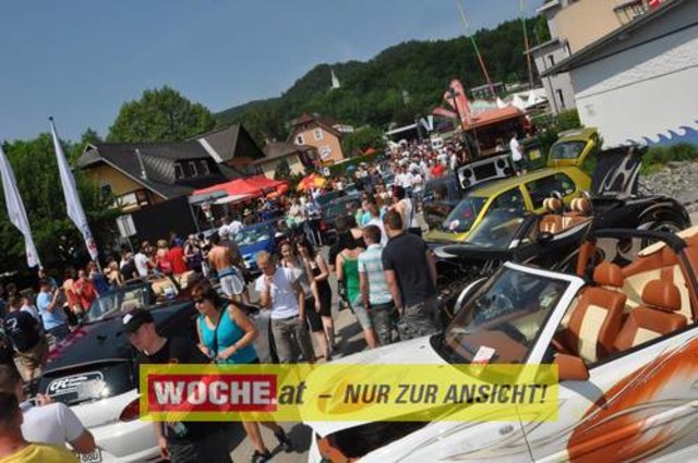 Der See ruft! In Reifnitz und rund um den Wörthersee haben die GTI-Fans beim "28. GTI-Treffen" das Sagen!