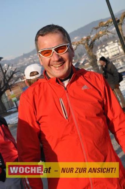 In Velden wurde vor dem Schlosshotel der "Kärnten läuft"-Neujahrslauf gestartet. Ziel war Pörtschach.