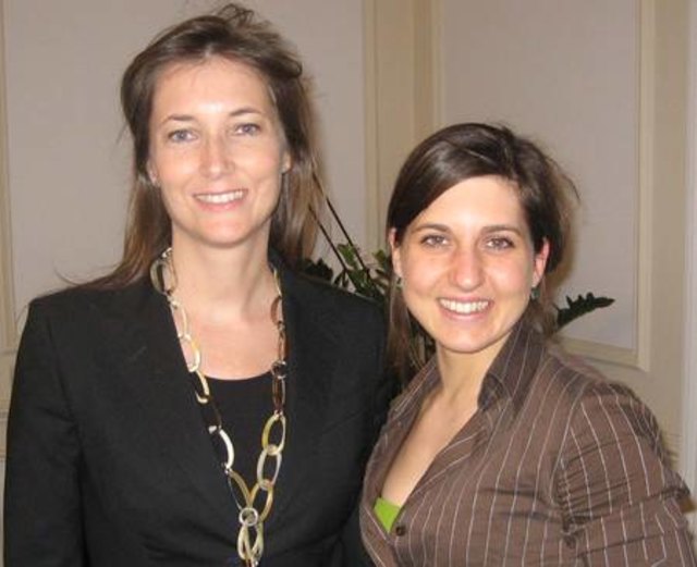 Martina Rattinger mit ihrer Assistentin Petra Kogelnig. Foto: Summerer