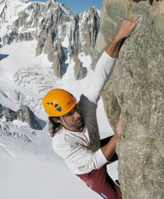 Für Bergsteiger Alexander Huber gehört Angst zum Klettern: ?Sie lähmt mich nicht, sondern mahnt mich zu voller Konzentration?