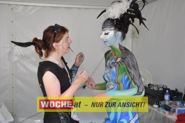 In Seeboden findet das Bodypainting-Festival statt.