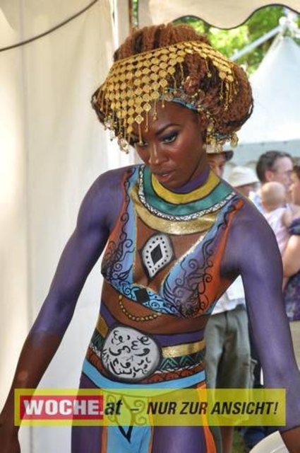 In Seeboden findet das Bodypainting-Festival statt.