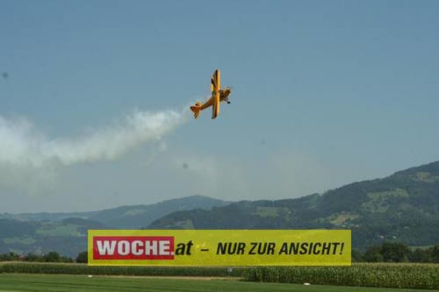 Die WOCHE besuchte die Modellflugshow 2009 in St. Marein.