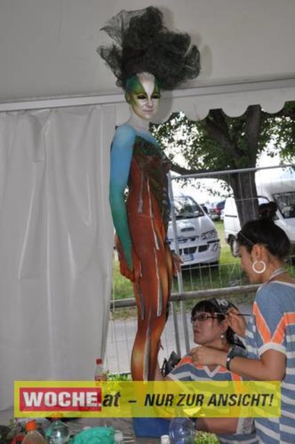In Seeboden findet das Bodypainting-Festival statt.