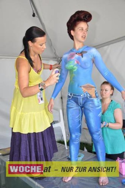 In Seeboden findet das Bodypainting-Festival statt.