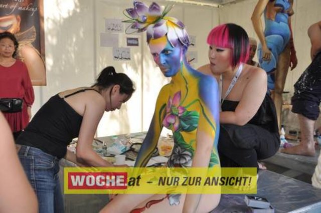 In Seeboden findet das Bodypainting-Festival statt.