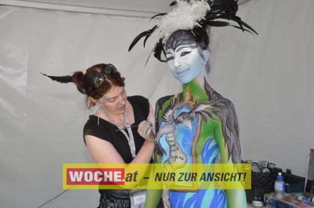 In Seeboden findet das Bodypainting-Festival statt.