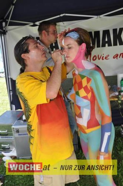 In Seeboden findet das Bodypainting-Festival statt.