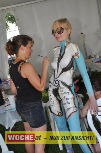 In Seeboden findet das Bodypainting-Festival statt.