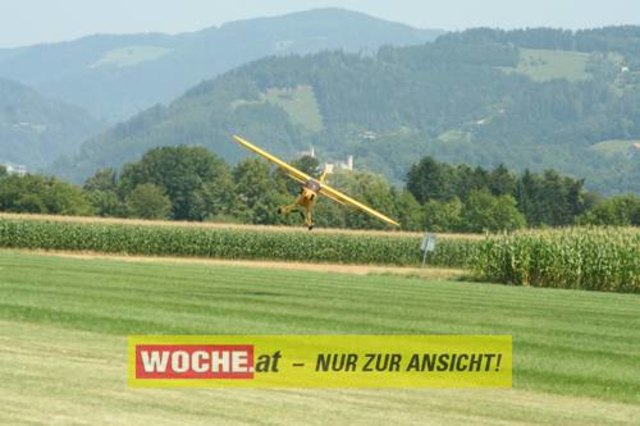 Die WOCHE besuchte die Modellflugshow 2009 in St. Marein.