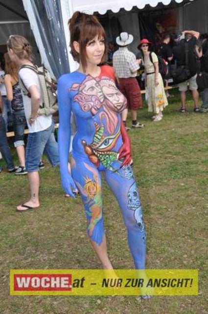 In Seeboden findet das Bodypainting-Festival statt.