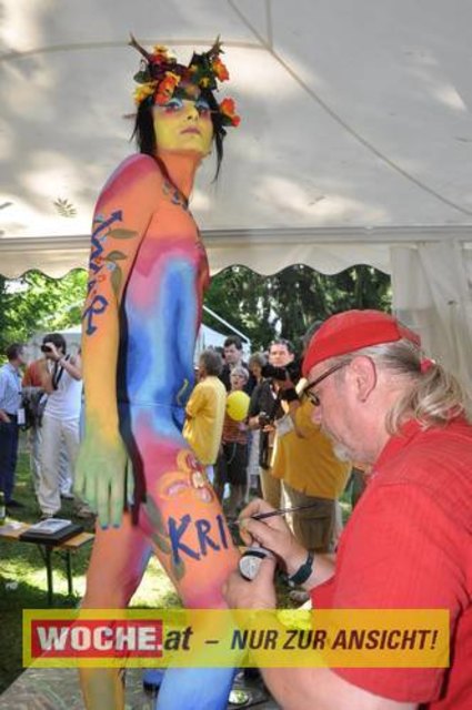 In Seeboden findet das Bodypainting-Festival statt.