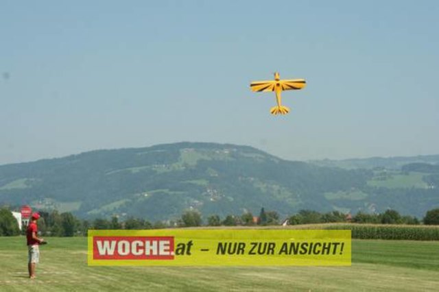 Die WOCHE besuchte die Modellflugshow 2009 in St. Marein.