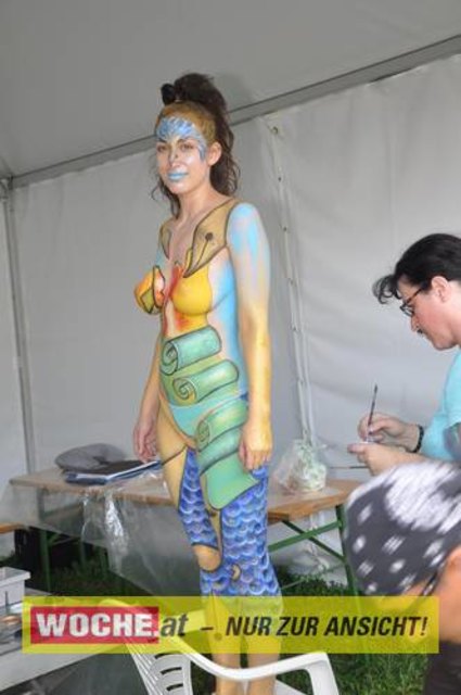 In Seeboden findet das Bodypainting-Festival statt.