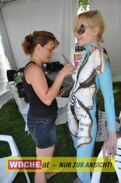 In Seeboden findet das Bodypainting-Festival statt.
