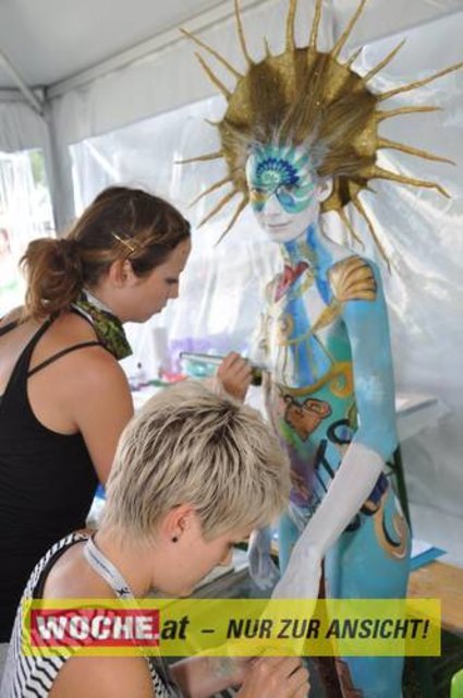 In Seeboden findet das Bodypainting-Festival statt.