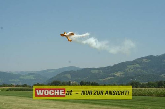 Die WOCHE besuchte die Modellflugshow 2009 in St. Marein.