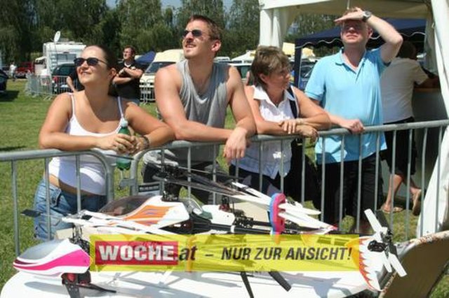 Die WOCHE besuchte die Modellflugshow 2009 in St. Marein.