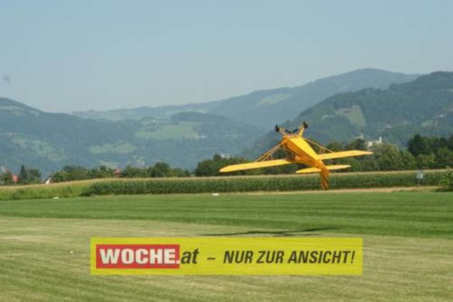 Die WOCHE besuchte die Modellflugshow 2009 in St. Marein.