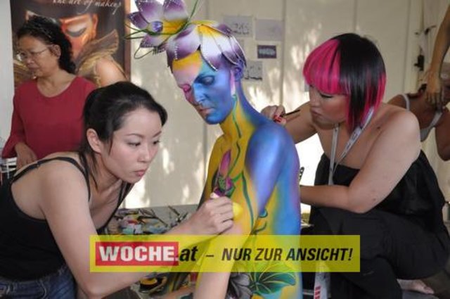 In Seeboden findet das Bodypainting-Festival statt.