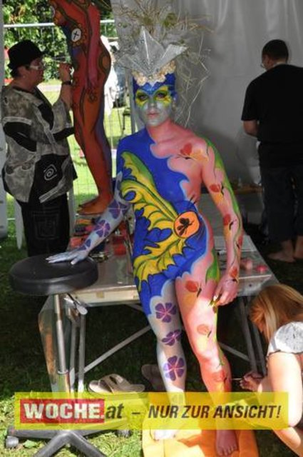 In Seeboden findet das Bodypainting-Festival statt.