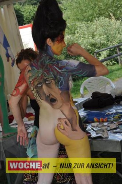 In Seeboden findet das Bodypainting-Festival statt.