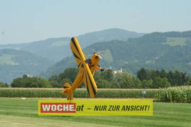Die WOCHE besuchte die Modellflugshow 2009 in St. Marein.