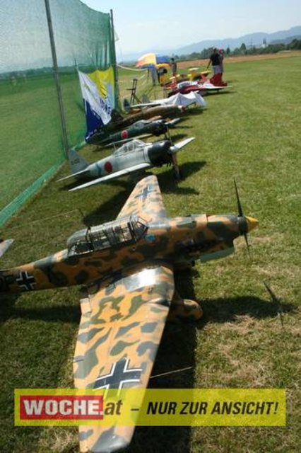 Die WOCHE besuchte die Modellflugshow 2009 in St. Marein.