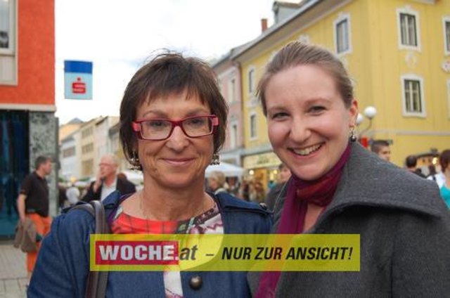 In Spittal konnte wieder bis spät in den Abend hinein geshoppt werden.