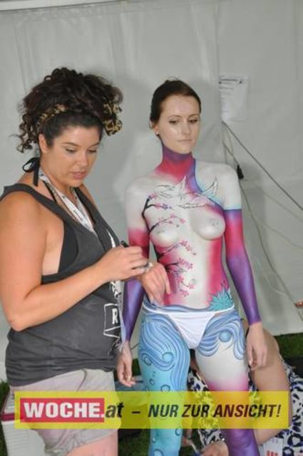 In Seeboden findet das Bodypainting-Festival statt.