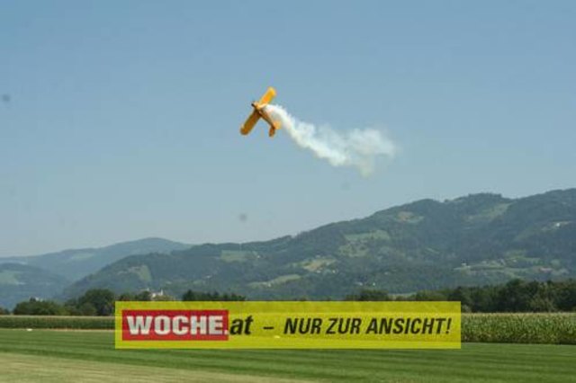 Die WOCHE besuchte die Modellflugshow 2009 in St. Marein.