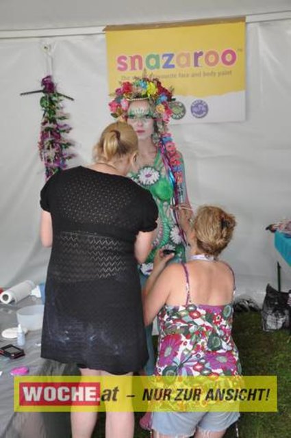In Seeboden findet das Bodypainting-Festival statt.