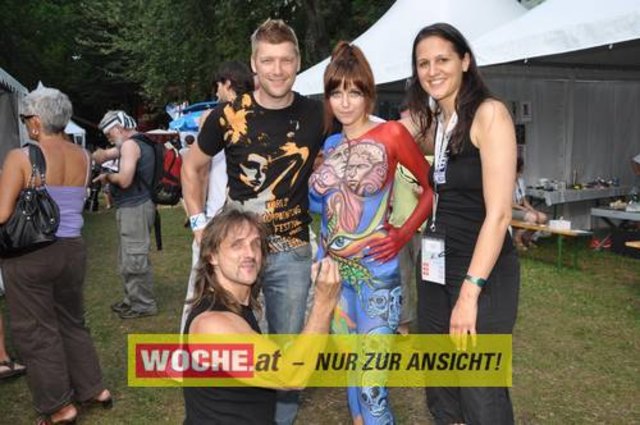 In Seeboden findet das Bodypainting-Festival statt.