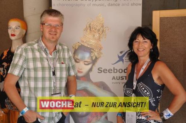 In Seeboden findet das Bodypainting-Festival statt.