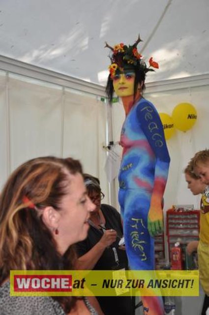 In Seeboden findet das Bodypainting-Festival statt.