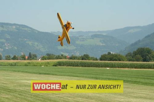 Die WOCHE besuchte die Modellflugshow 2009 in St. Marein.