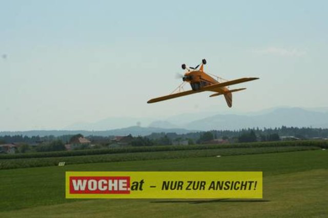 Die WOCHE besuchte die Modellflugshow 2009 in St. Marein.