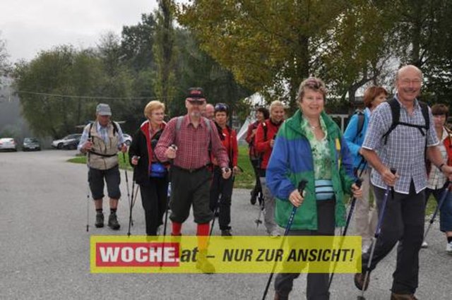 Anlässlich vom Herbst Aktivtag am Faakersee, gab es den letzten WOCHE-Wandertag der Saison. Gewandert wurde ab der Burgruine Finkenstein. Hunderte Teilnehmer nahmen daran teil!
