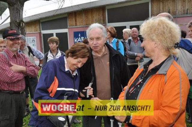 Anlässlich vom Herbst Aktivtag am Faakersee, gab es den letzten WOCHE-Wandertag der Saison. Gewandert wurde ab der Burgruine Finkenstein. Hunderte Teilnehmer nahmen daran teil!