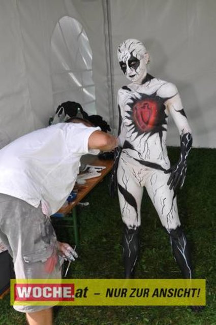 In Seeboden findet das Bodypainting-Festival statt.