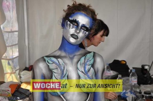 In Seeboden findet das Bodypainting-Festival statt.