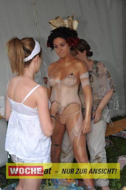 In Seeboden findet das Bodypainting-Festival statt.