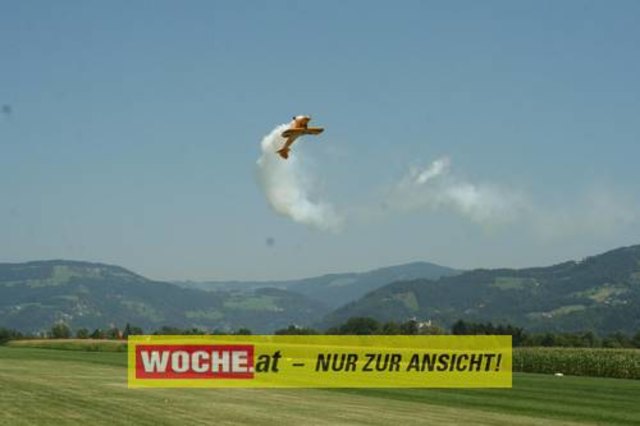 Die WOCHE besuchte die Modellflugshow 2009 in St. Marein.