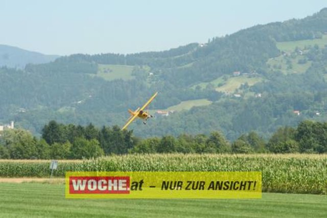 Die WOCHE besuchte die Modellflugshow 2009 in St. Marein.