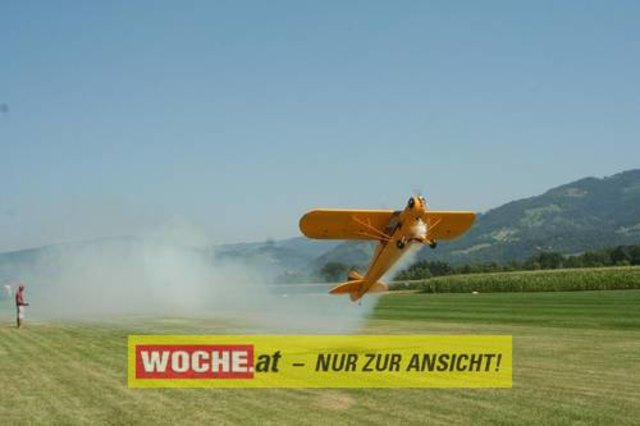 Die WOCHE besuchte die Modellflugshow 2009 in St. Marein.