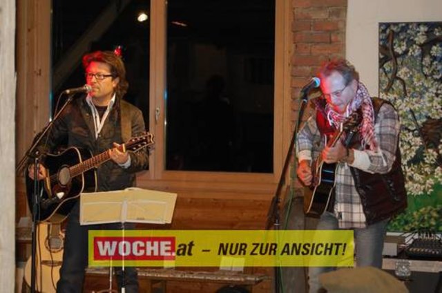Live-Konzert mit KARPF & POLAINER für "Licht ins Dunkel" im SCHAUSTALL von Harald Scheicher in Völkermarkt.