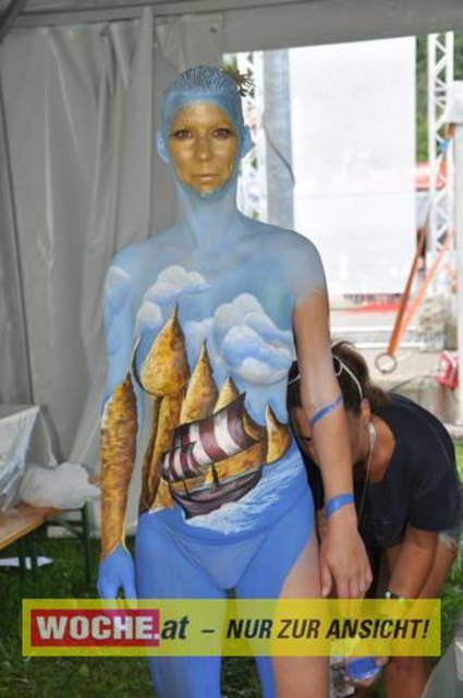 In Seeboden findet das Bodypainting-Festival statt.